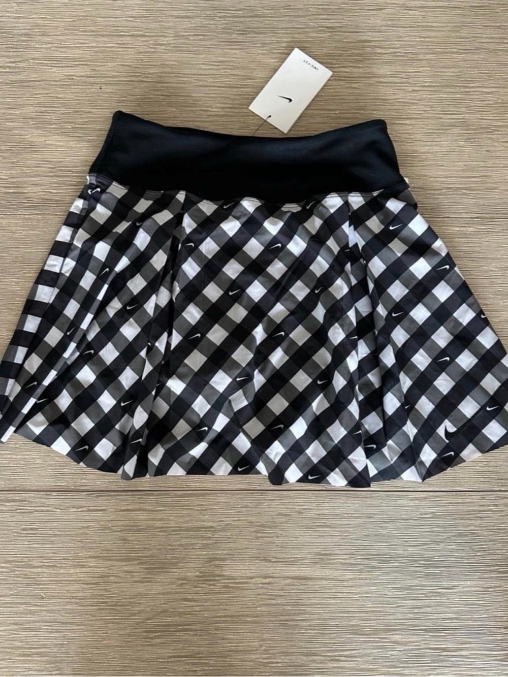 Nike Black and White Tennis Skirt